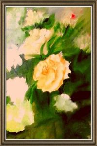 Voir le détail de cette oeuvre: bouquet de roses jaunes
